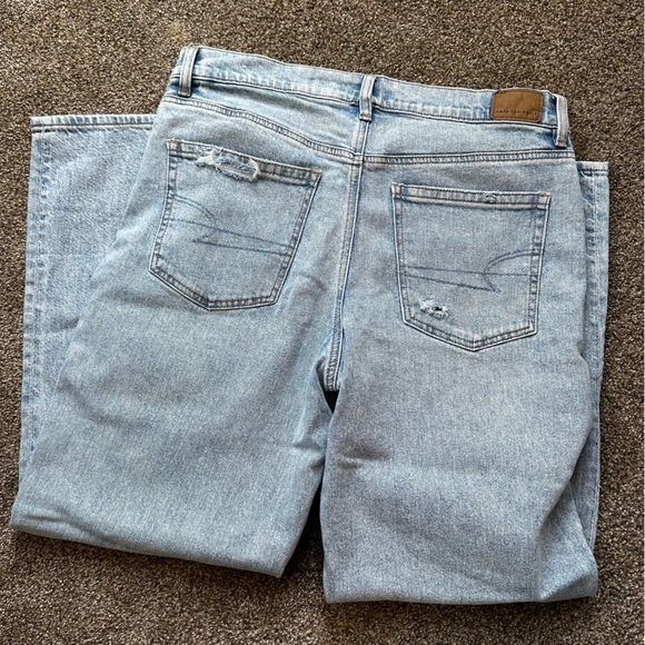 Strigid Ripped High Wasted Stovepipe Jeans - 10 - American Eagle - Picture 5 of 13